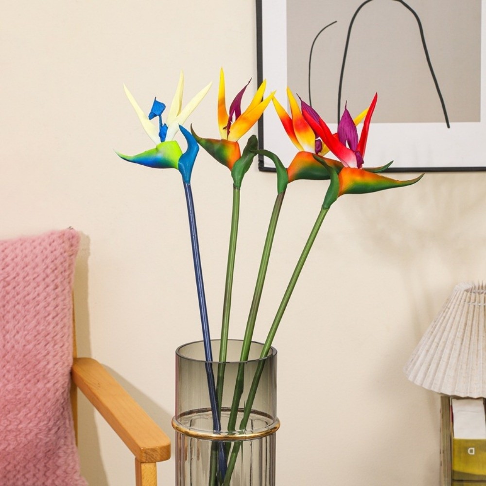 Bird Paradise Strelitzia - Nieuwe lange steel kunstmatige Paradijsvogeldecoratie DIY