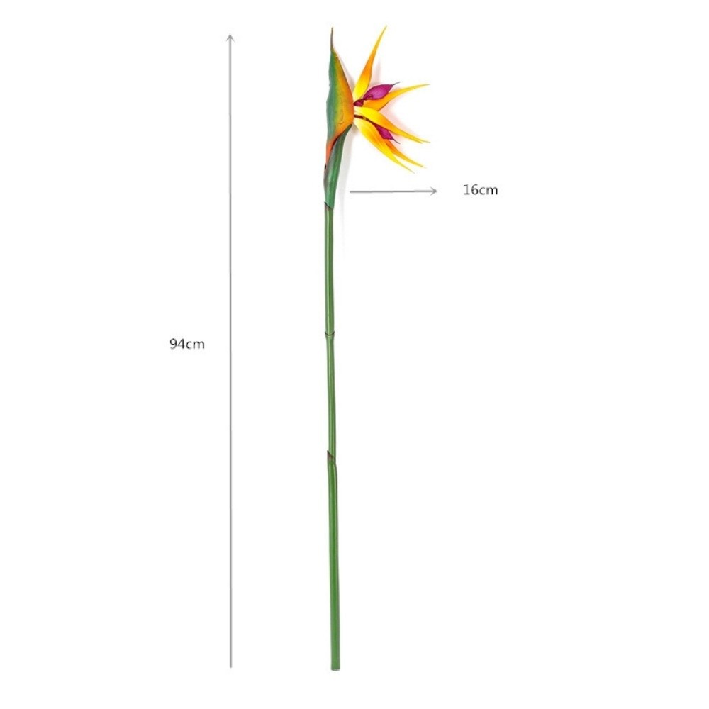 Bird Paradise Strelitzia - Nieuwe lange steel kunstmatige Paradijsvogeldecoratie met