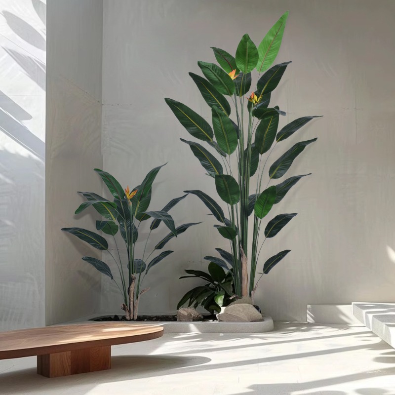 Bird Paradise Strelitzia - Realistiche grote kunstmatige Strelitzia bloeiende plant,