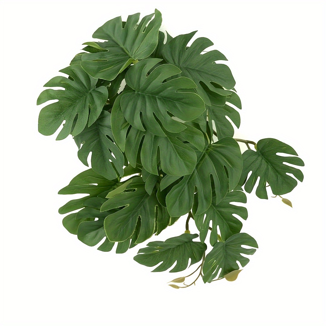 Monstera Adansonii - Reptielenplanten voor terrarium Kunstmatige hangplanten Kunstmatige