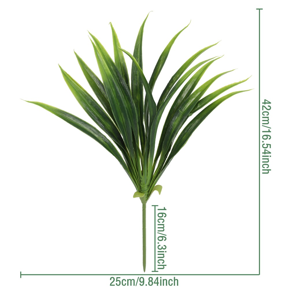 Spider Plant Hanging - Realistische 42 cm kunstmatige orchideeblaadjes, simulatie