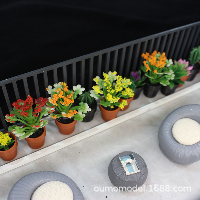 Echeveria Succulent - Mini gesimuleerde planten Cactus Succulent bloemmodel