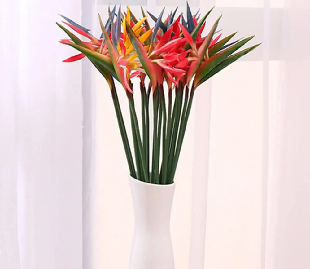 Bird Paradise Strelitzia - 8 Stuks Kunstbloemen Strelitzia Stengels Nep