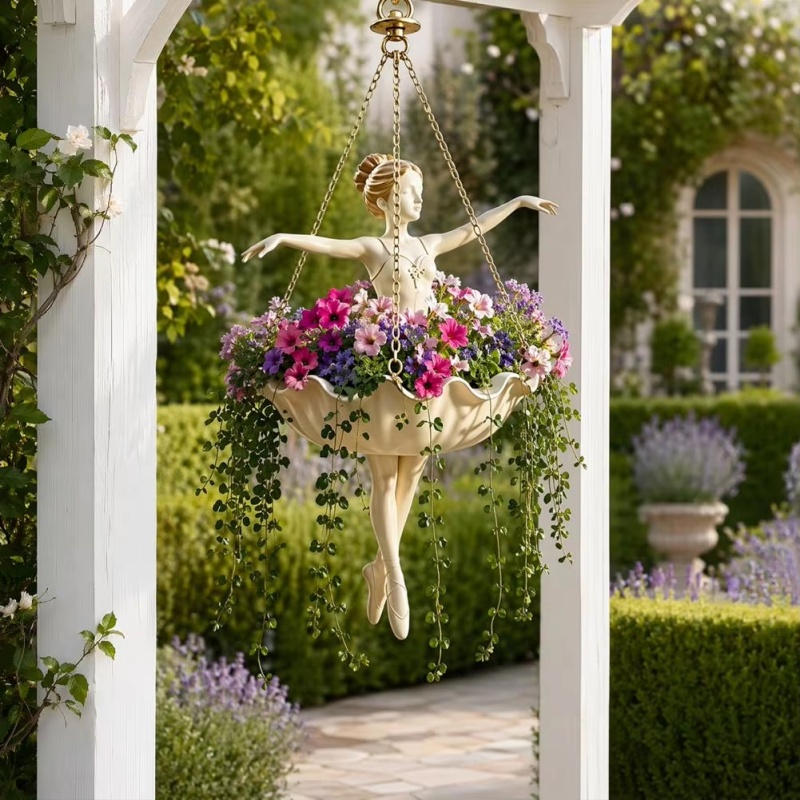 Spider Plant Hanging - Harsen balletdanseres hangende plantenbak decoratieve schattige
