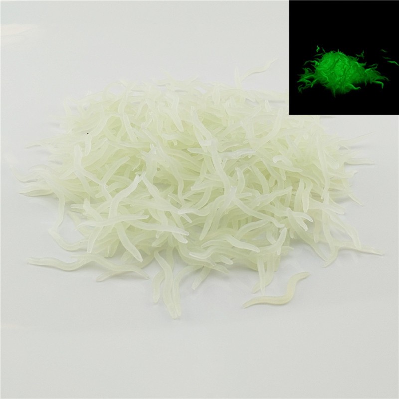 Aglaonema Red - 60pcs 4cm Vissen Siliconen Lichtgevende Simulatie