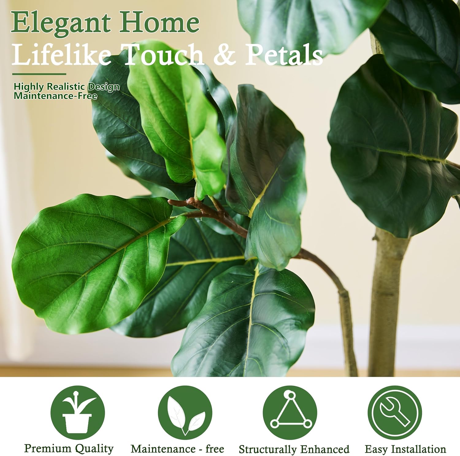 135cm Kunstmatige Ficus Lyrata - Ficus Lyrata Tree recensie en prijs