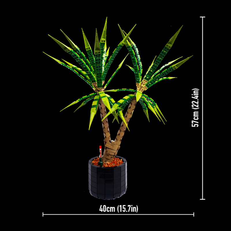 1961PCS MOC Middeleeuws Kastee - Dracaena Marginata recensie en prijs