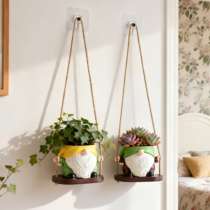 Boheemse Gnome Swing hangende  - Echeveria Succulent recensie en prijs