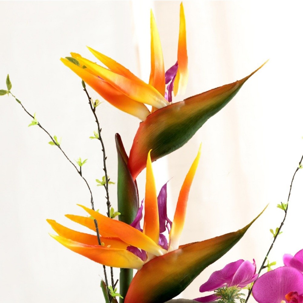 Nieuwe lange steel kunstmatige - Bird Paradise Strelitzia recensie en prijs