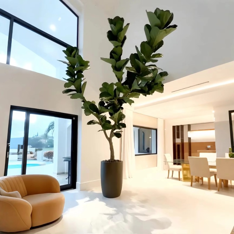 Kunstplanten Binnenpotplant Ku - Ficus Lyrata Tree recensie en prijs