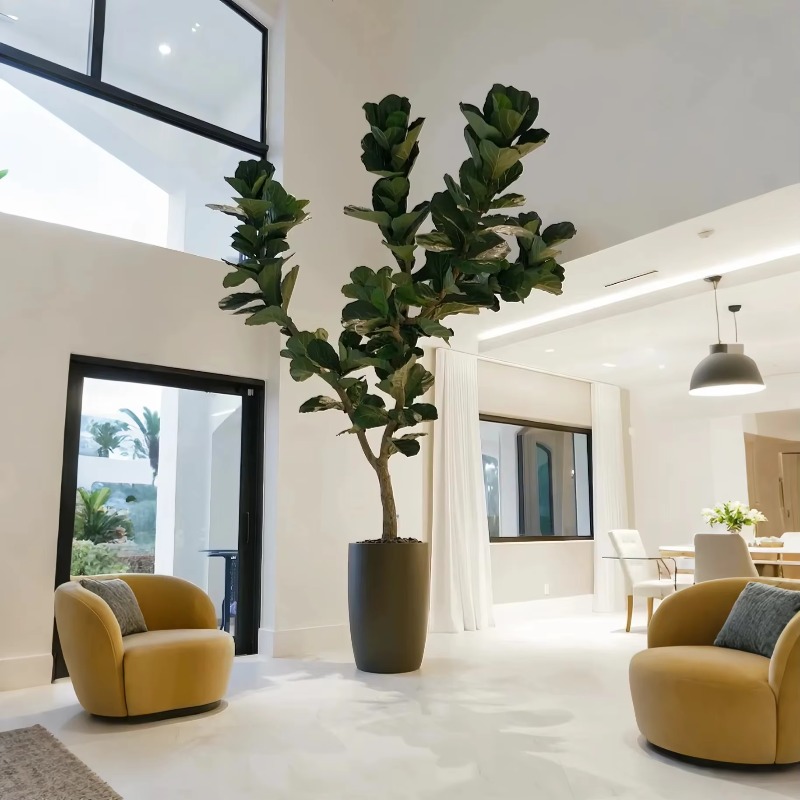 Kunstplanten Binnenpotplant Ku - Ficus Lyrata Tree recensie en prijs