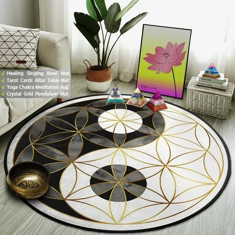Yin Yang Taiji rond tapijt blo - Maranta Prayer Plant recensie en prijs