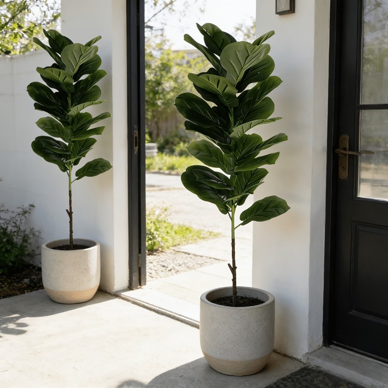 1Pc 100cm Kunstmatige Ficus Ly - Ficus Lyrata Tree recensie en prijs