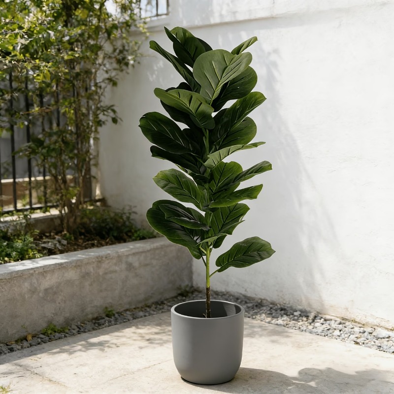 1Pc 100cm Kunstmatige Ficus Ly - Ficus Lyrata Tree recensie en prijs