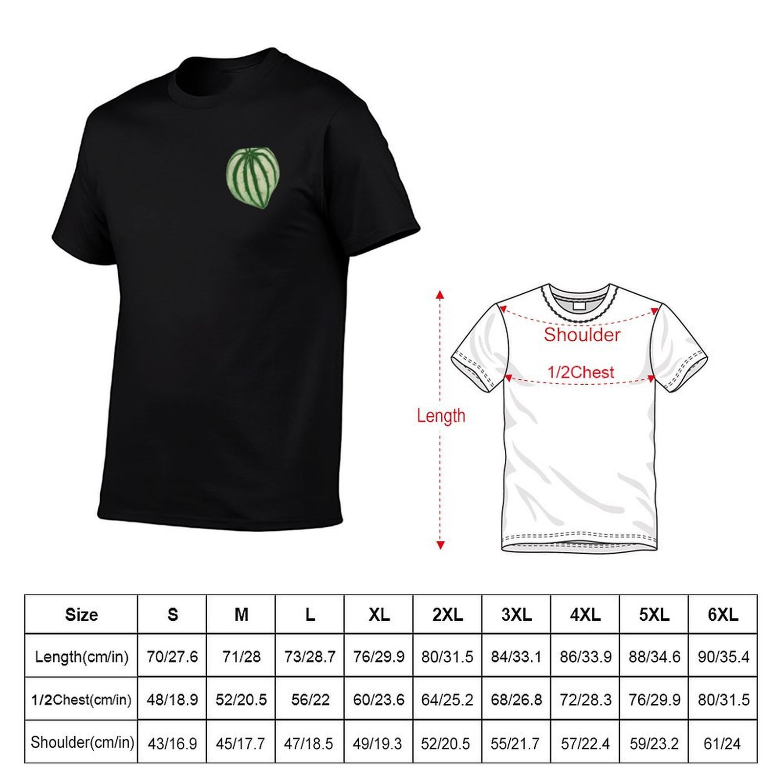 Watermelon Peperomia T-shirt D - Peperomia Watermelon recensie en prijs