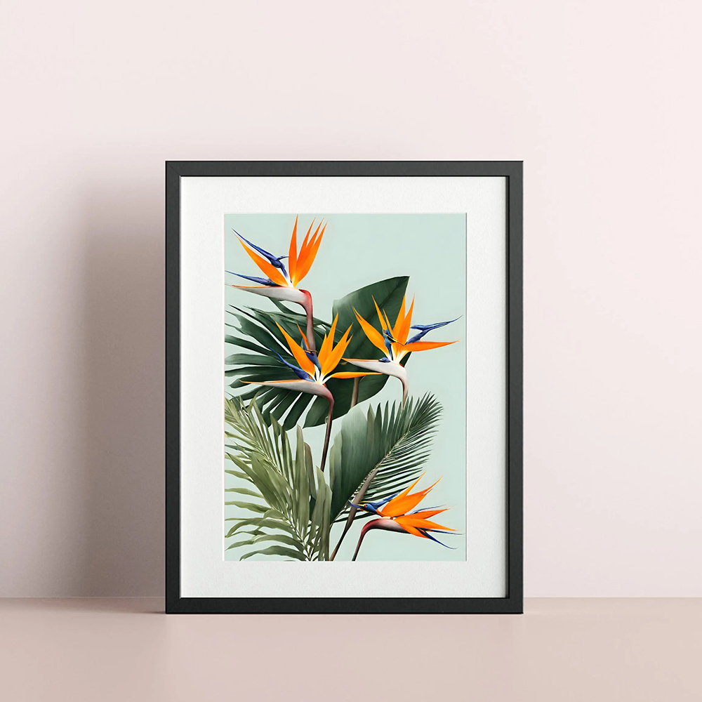 Paradijsvogel muurkunsten, Str - Bird Paradise Strelitzia recensie en prijs