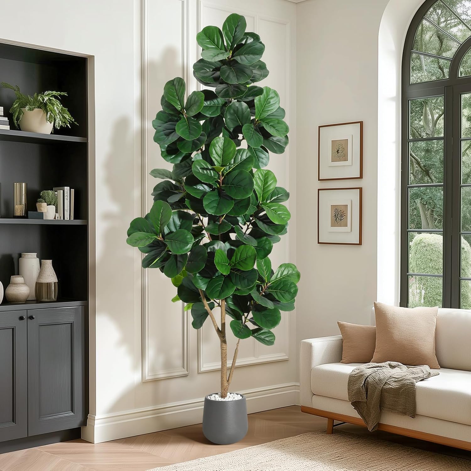 4FT/5FT/6FT/7FT Fiddle Leaf Vi - Ficus Lyrata Tree recensie en prijs