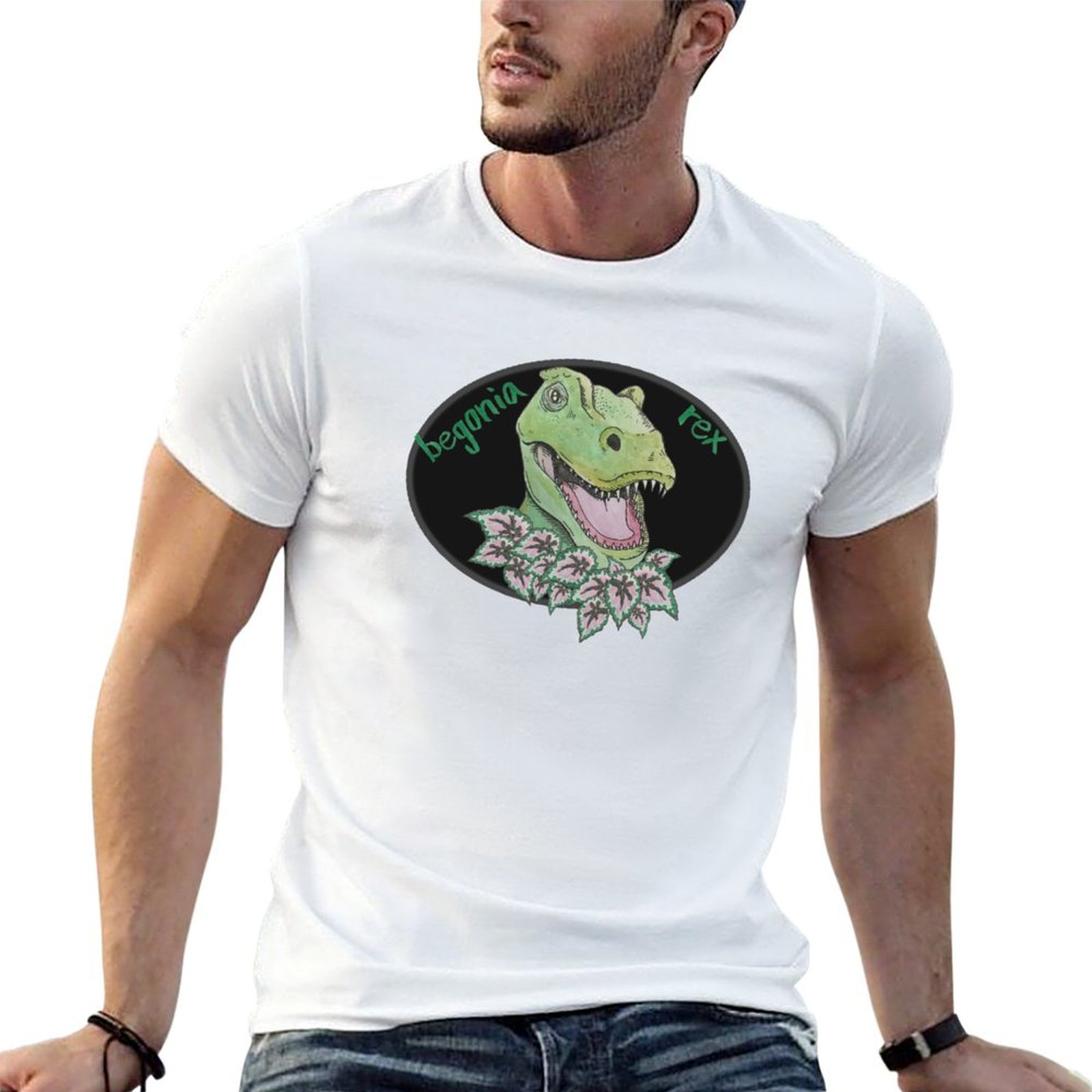 T rex begonia T-shirt Basic ef - Begonia Rex recensie en prijs
